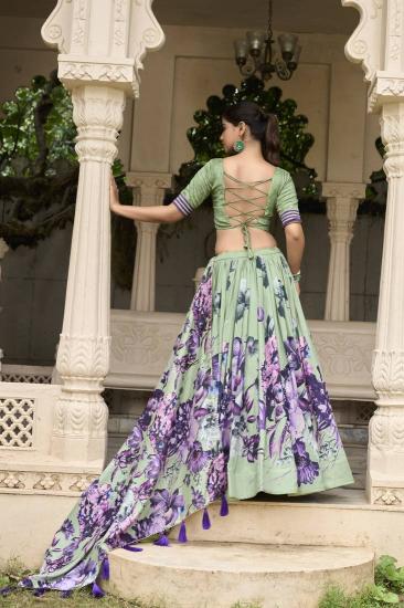 Artriddhs Dola silk D NO DEGITAL 10 paroot Lehenga choli manufacturers in Mumbai